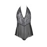 Боді Passion LEAFA BODY black S/M - ECO Passion