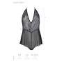 Боді Passion LEAFA BODY black S/M - ECO Passion