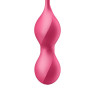 Вагінальні смарт-кульки з вібрацією Satisfyer Love Birds 2 Connect App Red, 86 г, пульт ДК