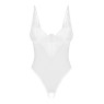 Боді з доступом Obsessive Alissium crotchless teddy, XS/S, ліф з м’якою чашкою, високі трусики