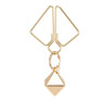 Затискачі для сосків з важкою підвіскою LOCKINK Nipple Clamps with Heavy Pendant - Golden