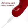 Вібратор Mini Milly для точки G та клітора, 10 режимів смоктання та 10 режимів вібрації, червоний, 14 см
