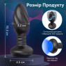Анальна вібро-пробка Anal Rotator App з ротацією на керуванні з телефону, 9 режимів, діаметр 3.2 см