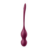 Смарт-вагінальні кульки з вібрацією Satisfyer Love Birds Vary Connect App, змінювана маса, пульт ДК