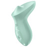 Вібратор для клітора з перлинною стимуляцією Satisfyer Exciterrr Mint, 2 незалежні мотори