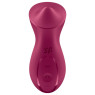 Вібратор для клітора з перлинною стимуляцією Satisfyer Exciterrr Berry, 2 незалежні мотори