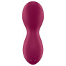 Вібратор для клітора з перлинною стимуляцією Satisfyer Exciterrr Berry, 2 незалежні мотори