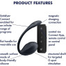 Смарт-віброяйце Satisfyer Ribbed Petal Connect App Black, керування зі смартфона, пульт ДК