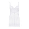 Сорочка Obsessive Amor Blanco underwire chemise & thong white S/M
