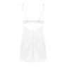 Сорочка Obsessive Amor Blanco underwire chemise & thong white L/XL