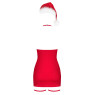Сорочка Obsessive Kissmas chemise red S/M
