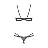 Комплект Obsessive Nutris 2-pcs crotchless set M/L