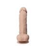 Фалоімітатор SilexD Johnny Real Skin Flesh (7in MODEL 1), суперсофт-силікон+Silexpan, діаметр 3,8см