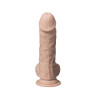 Фалоімітатор SilexD Johnny Real Skin Flesh (7in MODEL 1), суперсофт-силікон+Silexpan, діаметр 3,8см