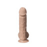 Фалоімітатор SilexD Tomas Real Skin Flesh (9in MODEL 1), суперсофт-силікон+Silexpan, діаметр 4,9 см