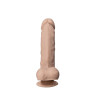 Фалоімітатор SilexD Tomas Real Skin Flesh (9in MODEL 1), суперсофт-силікон+Silexpan, діаметр 4,9 см
