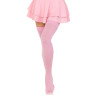 Щільні непрозорі панчохи Leg Avenue Opaque Nylon Thigh Highs Pink, One Size