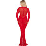 Сукня Leg Avenue Lace and Net Bodycon Gown One Size, Red