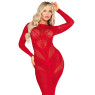 Сукня Leg Avenue Lace and Net Bodycon Gown One Size, Red