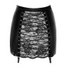 Спідниця Noir Handmade F341 Powerwetlook and lace skirt - M