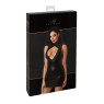 Сукня Noir Handmade F343 Powerwetlook and lace mini skirt - M