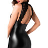 Сукня Noir Handmade F343 Powerwetlook and lace mini skirt - L
