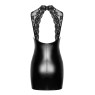 Сукня Noir Handmade F343 Powerwetlook and lace mini skirt - XXL