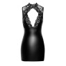 Сукня Noir Handmade F343 Powerwetlook and lace mini skirt - 3XL