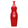 Сукня Noir Handmade F354 Red powerwetlook dress - M