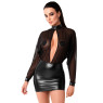 Сукня Noir Handmade F348 Powerwetlook and tulle dress - S