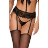 Комплект Kissable Bondage Kiss Set Black L/XL