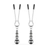 Затискачі для сосків Bedroom Fantasies: Nipple Clamps with Beaded Chain - Silver