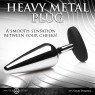 Анальна пробка Master Series Butt Slut Metal & Silicone Butt Plug - Silver