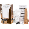 Фалоімітатор з пульсацією Naked ADDICTION Dominic 23см Caramel, пульт ДК, діаметр 4.2 см