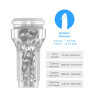Мастурбатор Kiiroo Feel Pocket Crystal сумісний з PowerBlow