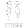 Комплект білизни Passion OFELIA SET OpenBra XXL/XXXL, white, стрінги, відкритий ліф, широкий пояс