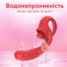 Вібратор LILI Booble для точки G з вібро-язичком, 10 частот вібрацій, червоний, 19 см