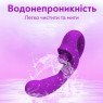 Вібратор LILI Booble для точки G з вібро-язичком, 10 частот вібрацій, фіолетовий, 19 см