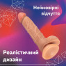 Фалоімітатор з присоскою Mike Dong, медичний TPE, тілесний, діаметр 3.8 см, довжина 20.5 см