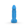 Ароматна свічка пікантної форми Pure Bliss Blue Coco Splash (Кокосове молоко) 18 см