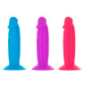 Набір фалоімітаторів ADDICTION Silly Willy 3.3” Silicone Dildo, 3 кольори, 12 шт