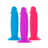 Набір фалоімітаторів ADDICTION Silly Willy 3.3” Silicone Dildo, 3 кольори, 12 шт
