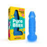 Крафтове мило-член із присоскою Pure Bliss MINI Dark Blue, натуральне