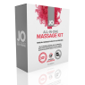 Набір для масажу JO ALL IN ONE MASSAGE GIFT SET: розігрівальний гель, масажер і свічка