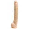 Фалоімітатор Doc Johnson Dick Rambone Cock White, діаметр 6 см, довжина 42 см, ПВХ