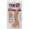 Фалоімітатор Doc Johnson The D - Ragin D - 7,5 Inch With Balls - ULTRASKYN, діаметр 3,8 см