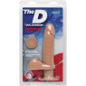 Фалоімітатор Doc Johnson The D - Perfect D - Vibrating 7 Inch With Balls - ULTRASKYN, діаметр 4,5 см