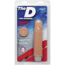 Фалоімітатор Doc Johnson The D: Shakin D 7 Inch Vibro ULTRASKYN, діаметр 3,8 см, плавне регулювання