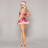 Новорічний еротичний костюм Блискуча Шеллі One Size Pink