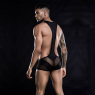 Еротичний чоловічий боді Потужний Саймон One Size Black